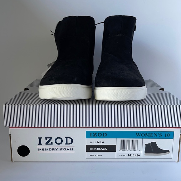 Izod Shoes | Izods Ladies' Pull on Bootie | Color: Black/Gray | Size: 6 | Melodiscount's Closet